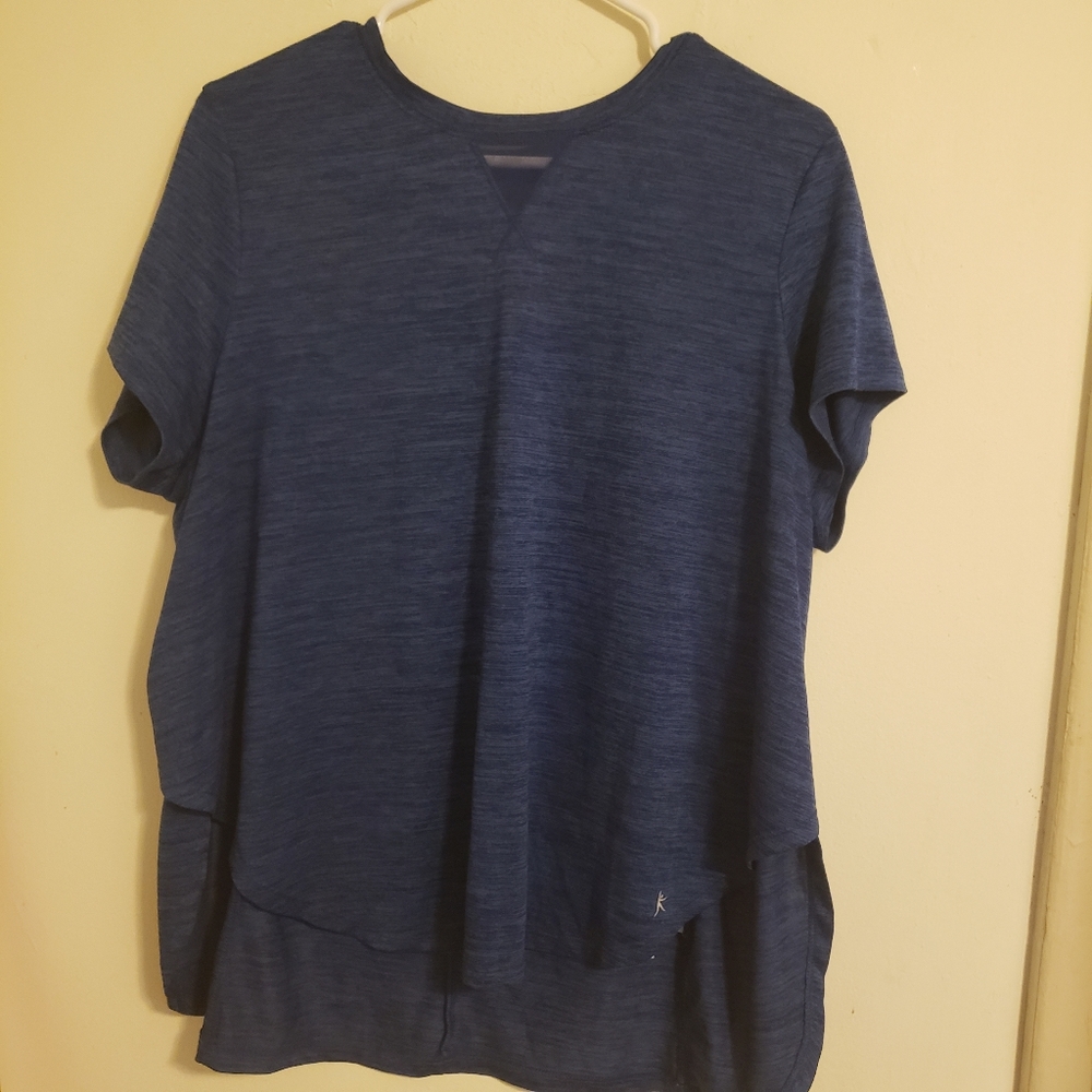 Royal Blue Hi-low Activewear top XL